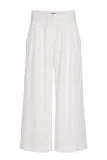 Calça em Viscolinho Branca Loja Três