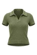 Blusa Renner gola polo verde