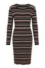 vestido tricot anselmi listrado