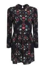 Vestido Antix feminino preto estampado