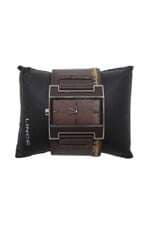 Relógio Analógico Pulseira em Couro Chilli Beans Marrom 