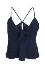 blusa Animale azul com peplum