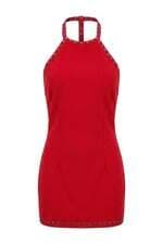 blusa John John vermelha com aplique