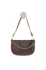 Bolsa Renner marrom estampada