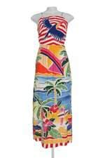 Vestido Renner viscolinho estampado