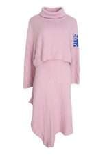 Conjunto duas Peças Feminino Coven em Tricot Rosa