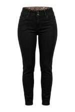 Calça de Sarja Feminina Sawary Preta Skinny 
