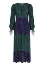 Vestido Dress To feminino verde e azul