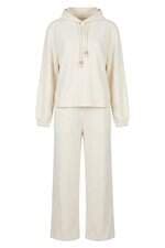 Conjunto duas peças feminino Tricia off white