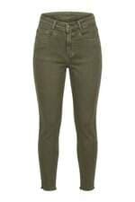 calça de sarja feminina verde
