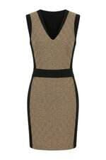 Vestido Folic feminino bege com forro