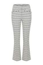 Calça de tecido Le Lis Blanc feminino listrado