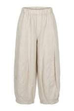 Calça de Tecido Feminina Zara PantaCur Bege 