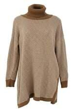 blusa de trico feminina Pied-Poule 