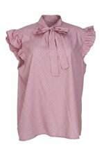 blusa feminina Lovito rosa com poás 