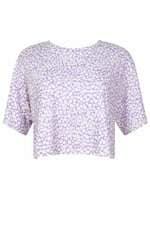 Camiseta estampada feminina roxa My Favorite Things