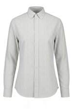 Camisa Feminina Zara Listrada Branca