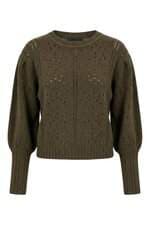 Blusa de Tricot Feminina Maria Filó Verde