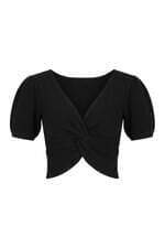 Cropped feminino Costume preto