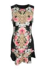 Vestido Mob feminino Floral com Forro 