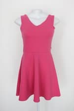 Vestido godê feminino rosa