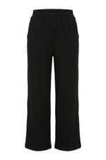 calça de tecido feminina preta