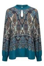 blusa feminina colorida