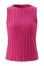 Regata Feminina Zara Rosa Plissada