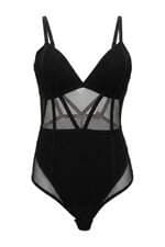 Body Liebe em tule preto