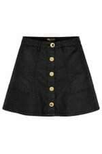 Saia de sarja Lança Perfume preta