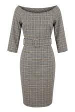 Vestido Feminino Zara Xadrez Ombro a Ombro