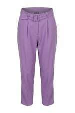 calça Amaro feminina roxa com cinto
