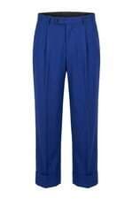 Calça de Alfaiataria Feminina Zara Azul