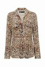 Camisa Feminina Zara Estampa Animal Print
