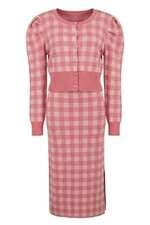 Conjunto Três Peças Feminino Mamô Rosa Xadrez