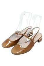 Slingback Feminino Luz Da Lua marrom
