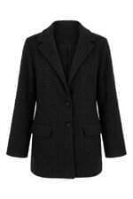 Blazer Achados das Influencers preto em tweed