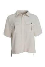 Camisa Feminina Renner Detalhe em Botões Dourados Bege 