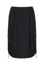 Saia feminina 787 plus size preta