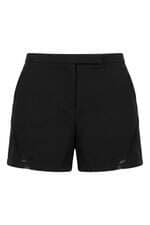 shorts Carol Bassi feminino preto com renda