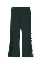 calça de tecido Carol Bassi feminino verde