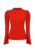 Blusa Quintess em tricot vermelha