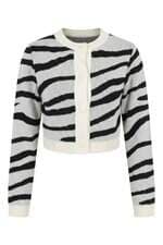 Cardigan C&A em tricot off white