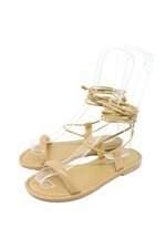 Rasteirinha Melissa colab Camila Coutinho feminino bege