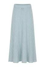 Saia Longa Feminina Zara em Tricot Azul