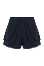 shorts feminino azul