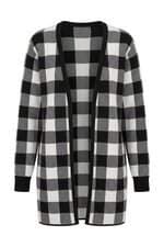 Cardigan Feminino Amaro Xadrez 