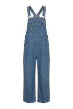 Jardineira feminina Zara azul