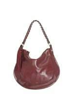Bolsa Arezzo em PU com tassel vinho