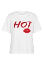 Camiseta Achados das Influencers com silk branca